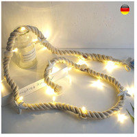 Led Lichterkette Muschel Seestern 15 Leds 1,5M Batteriebetrieben