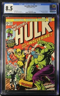 Incredible Hulk #181 CGC 8.5 Beautiful High Grade Book 1st App of Wolverine 1974