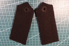Coppia di spalline in panno nero ( PNF  )
