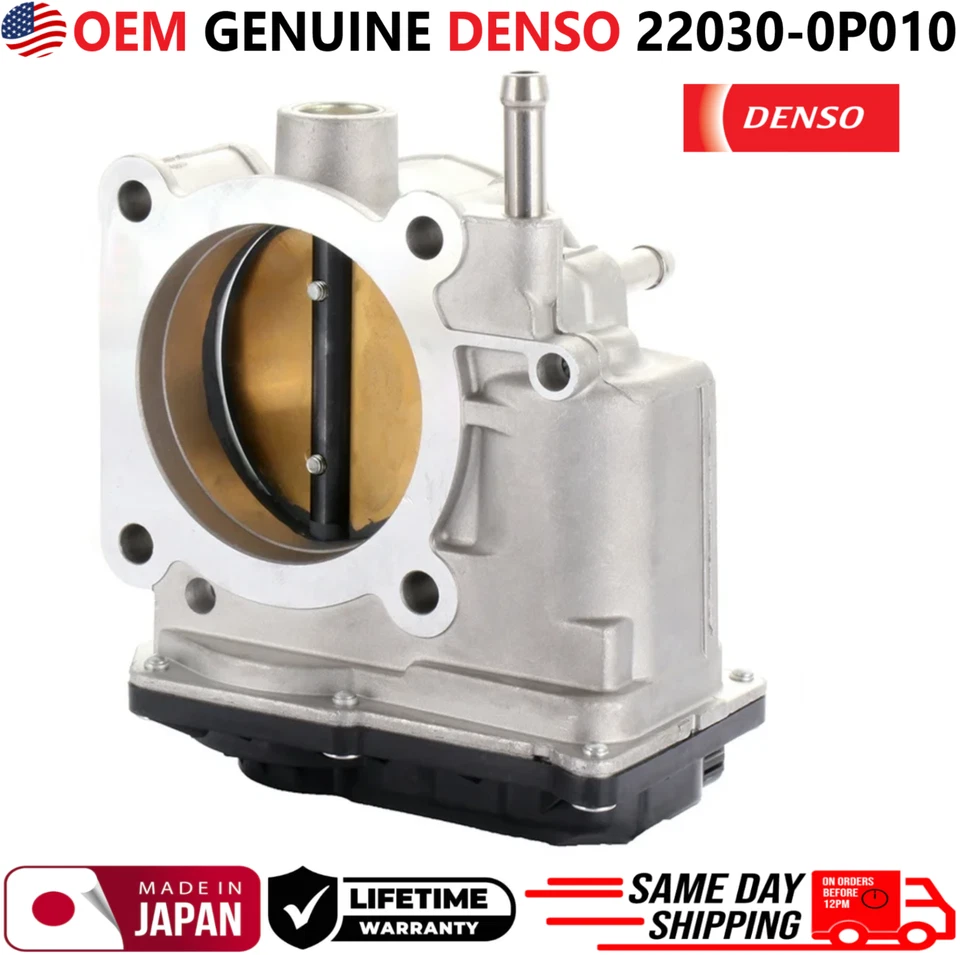 OEM DENSO Throttle Body For 2003-2015 Toyota 4Runner Tacoma Tundra, 22030-0P010 - Image 3 of 4