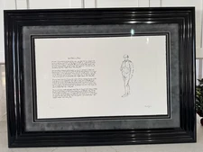 Ltd Edition BOB DYLAN Signed Mondo Scripto - Like A Rolling Stone - AFTAL  RACC