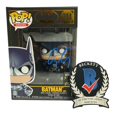 George Clooney Signed Autograph Batman & Robin Funko Pop 314 Beckett BAS Batman