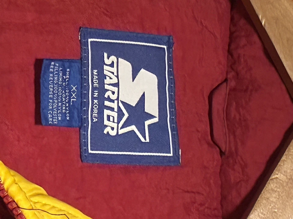 Vintage USC Trojans Starter Jacket Full Zip Hooded Puffer College NCAA Size 2XL - Image 3 of 4