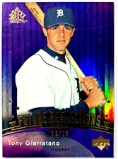 2005 UD Reflections Tony Giarratano Rookie RC Card 281 #16/99. rookie card picture