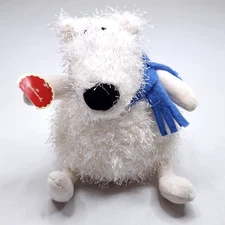 Hallmark Roly Polies Plush Beanie White Polar Bear 6" Winter Scarf Fuzzy w Tag