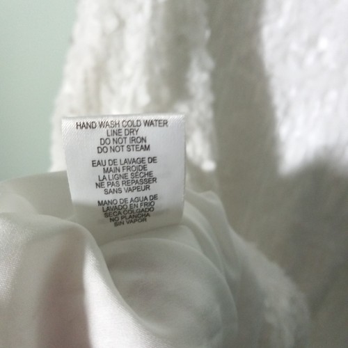W by Worth Sequins Dress size 4, NEW! White Silk Trim Wedding Party Classic - Picture 9 of 14