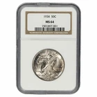 1934 Walking Liberty Half Dollar 50C NGC MS 64