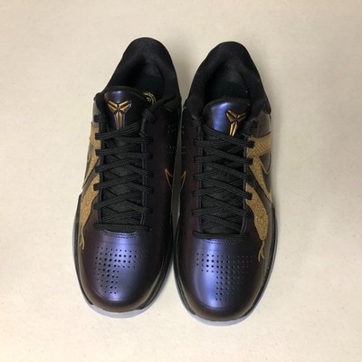 Nike Kobe V GS Eggplant Black Metallic Gold HM3753-500 Size 4.5y