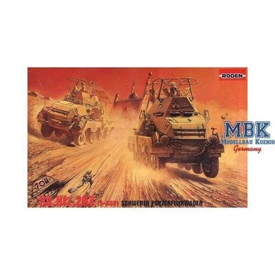 RODEN ROD708 Sd.Kfz. 263 schwerer Panzerfunkwagen