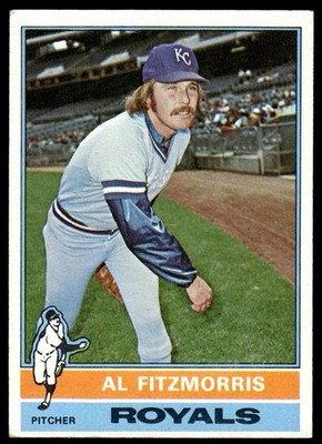 1976 Topps Al Fitzmorris Kansas City Royals #144  c