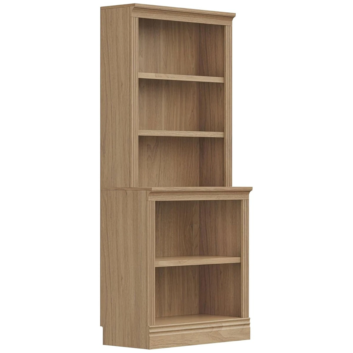 Estantería Madera Maciza De Pino Blanca 50 X 35 X 125,5 Cm