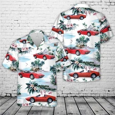 Ferrari 308 GTS 1977 Hawaiian Shirt