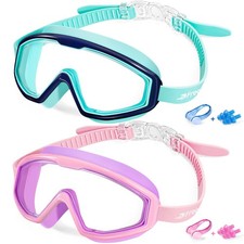 Goggles for Kids Toddler 3-15 Anti Fog No Leak Clear Swim Boys Girls Pool