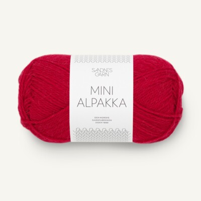 MINI ALPAKKA von SANDNES GARN - RØD (4219) - 50 g / ca. 150 m Wolle