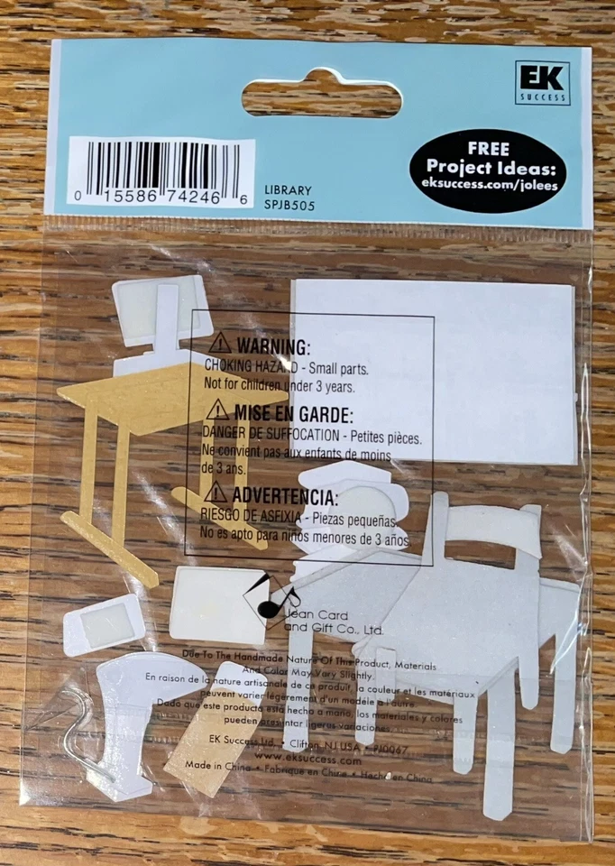 RARE Jolees School Librarians Library Books Classroom Sticker Class Student Desk - Image 4 of 4