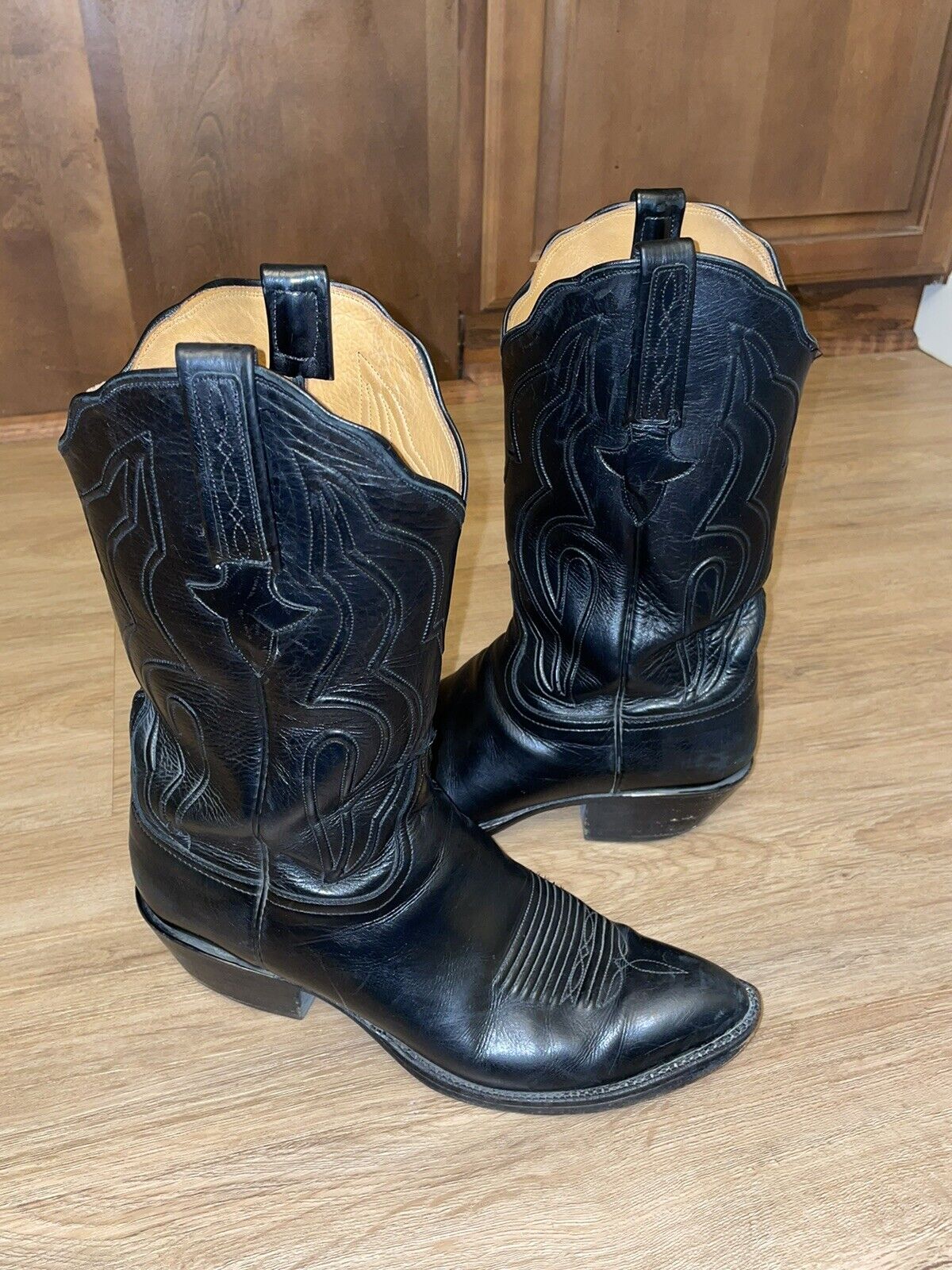 2 PAIRS  Lucchese VTG Leather Cowboy Western Boot… - image 7