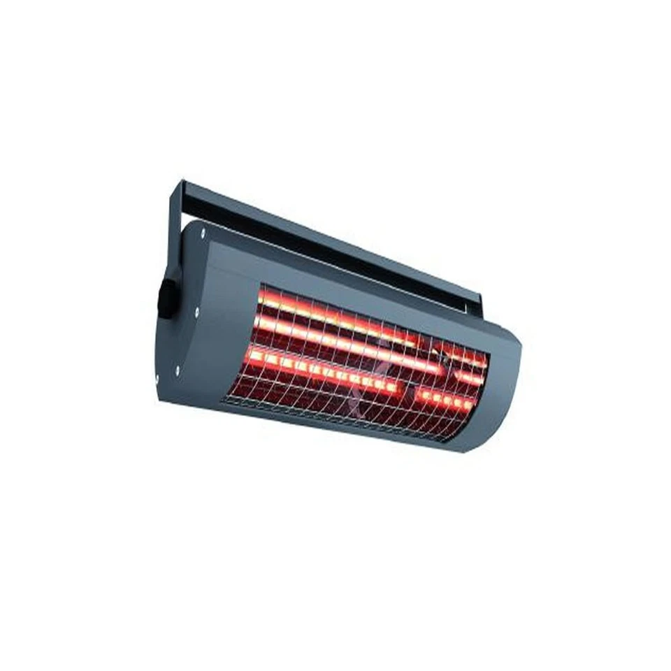 Chauffage infrarouge avec tirette 1400 Watts 12 m² Solamagic ECO Anthracite IP24 - Photo 1/1