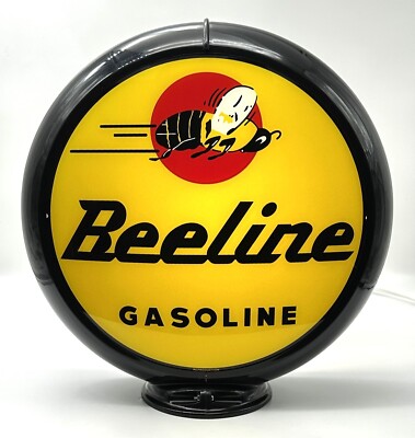 BEELINE GASOLINE 13.5'' Gas Pump Globe - SHIPS FULLY ASSEMBLED -SHIPS FREE!