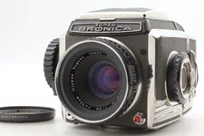 First Model S [Near MINT] Zenza Bronica S Film Camera 7.5cm 75mm f2.8 Lens Japan