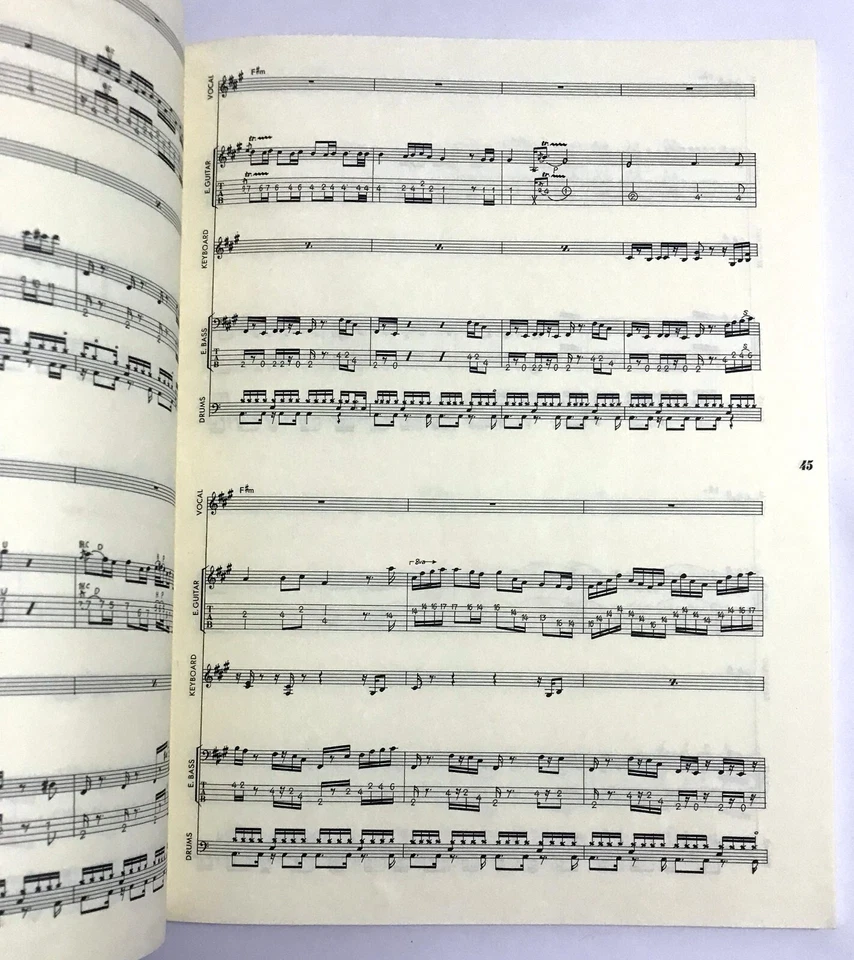 PÚRPURA PROFUNDO HECHO EN EUROPA BANDA PARTITURA JAPÓN GUITARRA TAB Foto 3 de 4