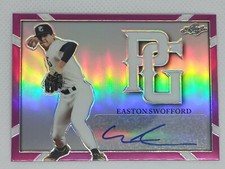 2021 LEAF PERFECT GAME EASTON SWOFFORD AUTO PINK REFRACTOR 3/6