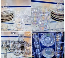 Turkish Arabic Kahwa Glass Cups Small Shai/Tea Cups Saucer Set Gift