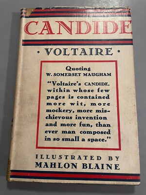 1930 BOOK CANDIDE BY VOLTAIRE