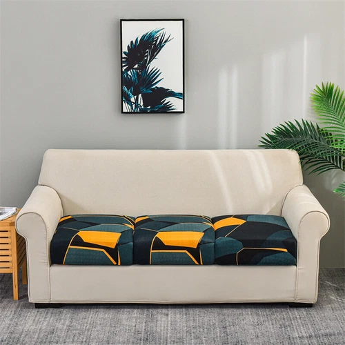 1-4 Seat Sofa Seat Cushion Covers Stretch Couch Cushion Slipcovers Protector US - Picture 16 of 33