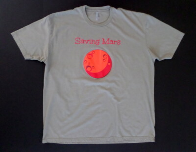 Saving Mars Men's T-Shirt 3XL Gray