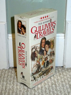 NEW/SEALED Gulliver's Travels Miniseries (VHS, 1996, 2-Tape Set), Ted Danson