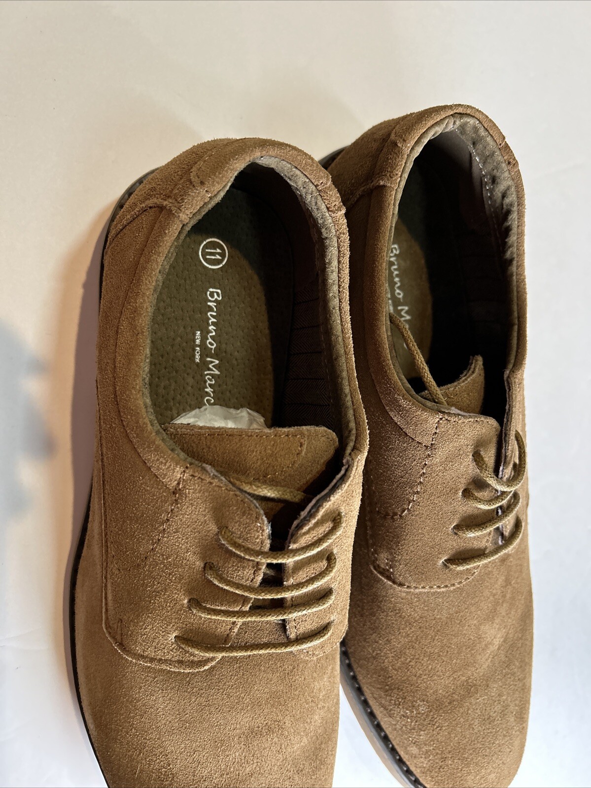 SAOLA Scarpe Oxford Bruno Marc NY scamosciate stringate URBAN 03 da uomo marroni taglia 11