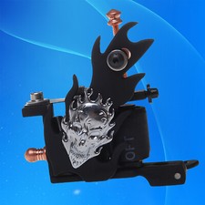 Coil Tattoo Machine Cast Iron Frame for Beginner 10 Wrap Liner 402-G