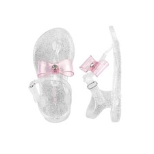 Carter s Selena Clear Sparkly Jelly Sandals Girl Toddler 4