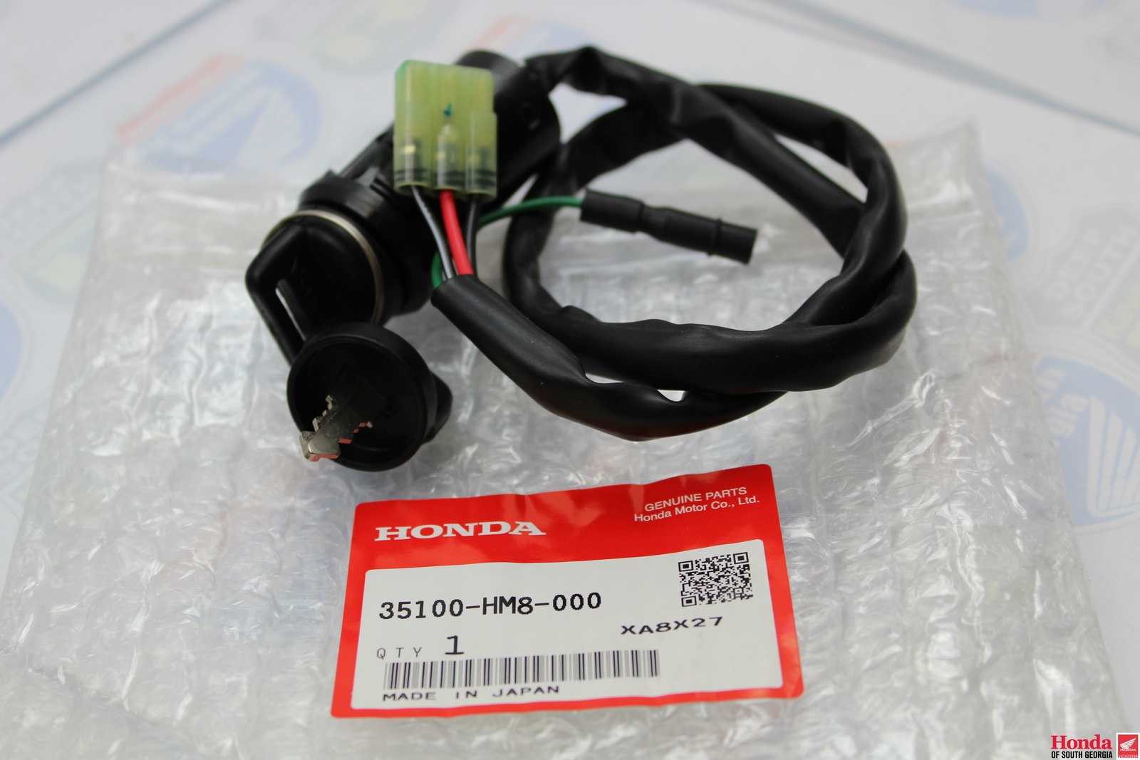 Ignition Switch Key Set For Honda TRX250X ATV - Replaces 35100-HN6-A30, 35100-HM8-000 2 thumbnail image