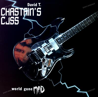 David T. Chastain's CJSS - World Gone Mad FRA LP 1986 + Innerbag (VG+/VG+) '