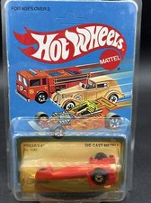 1981 Hot Wheels Black Walls No. 1130 RED TRICAR X8 CARD VARIATION unpunched