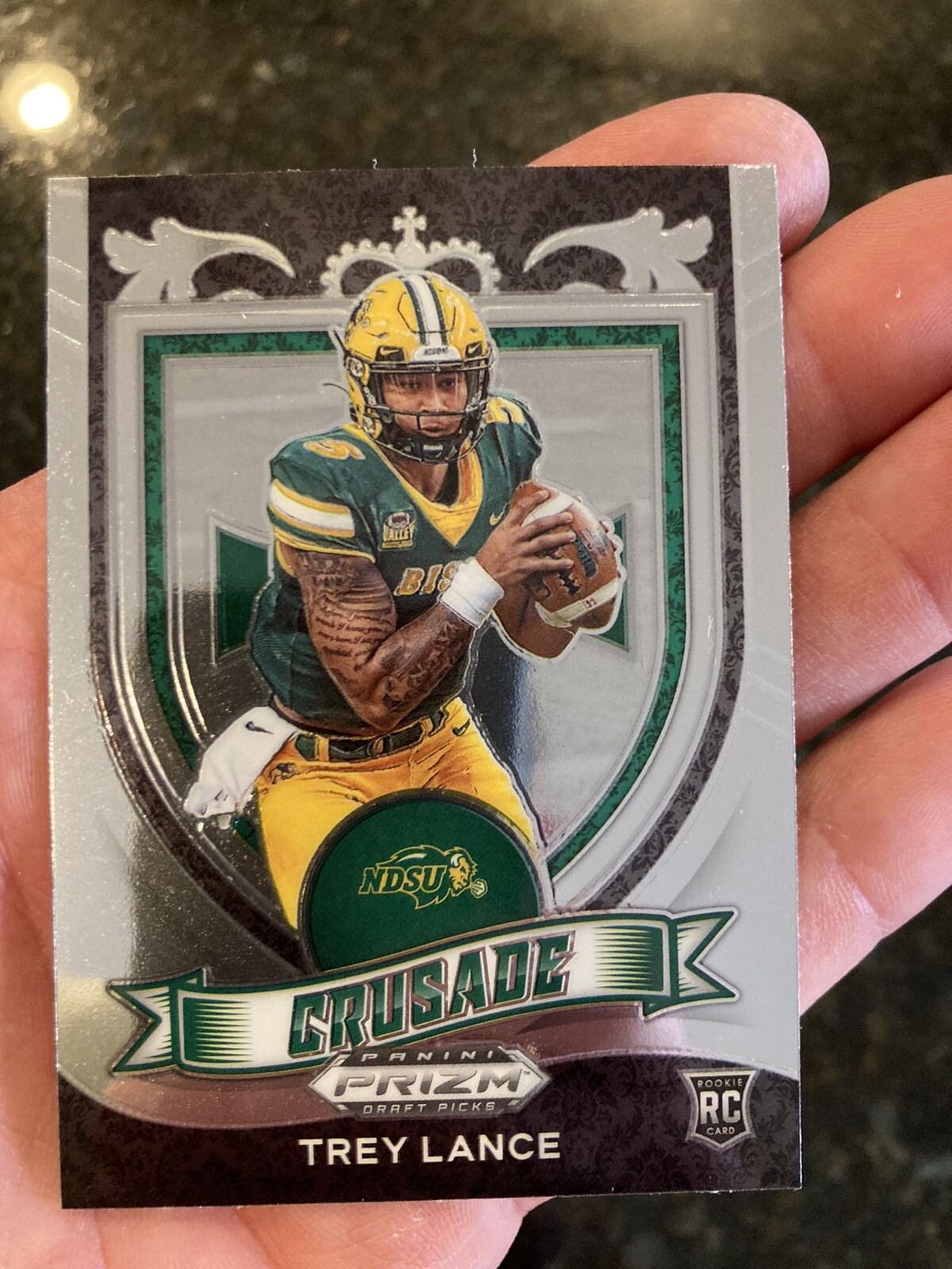 TREY LANCE 2021 Prizm Draft Picks Crusade Rookie RC #164 San Francisco 49ers