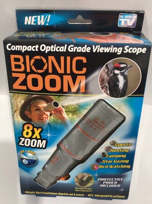 Bionic Zoom - Compact Optical Grade Viewing Scope, 8x Zoom - As Seen on TV  (A4)