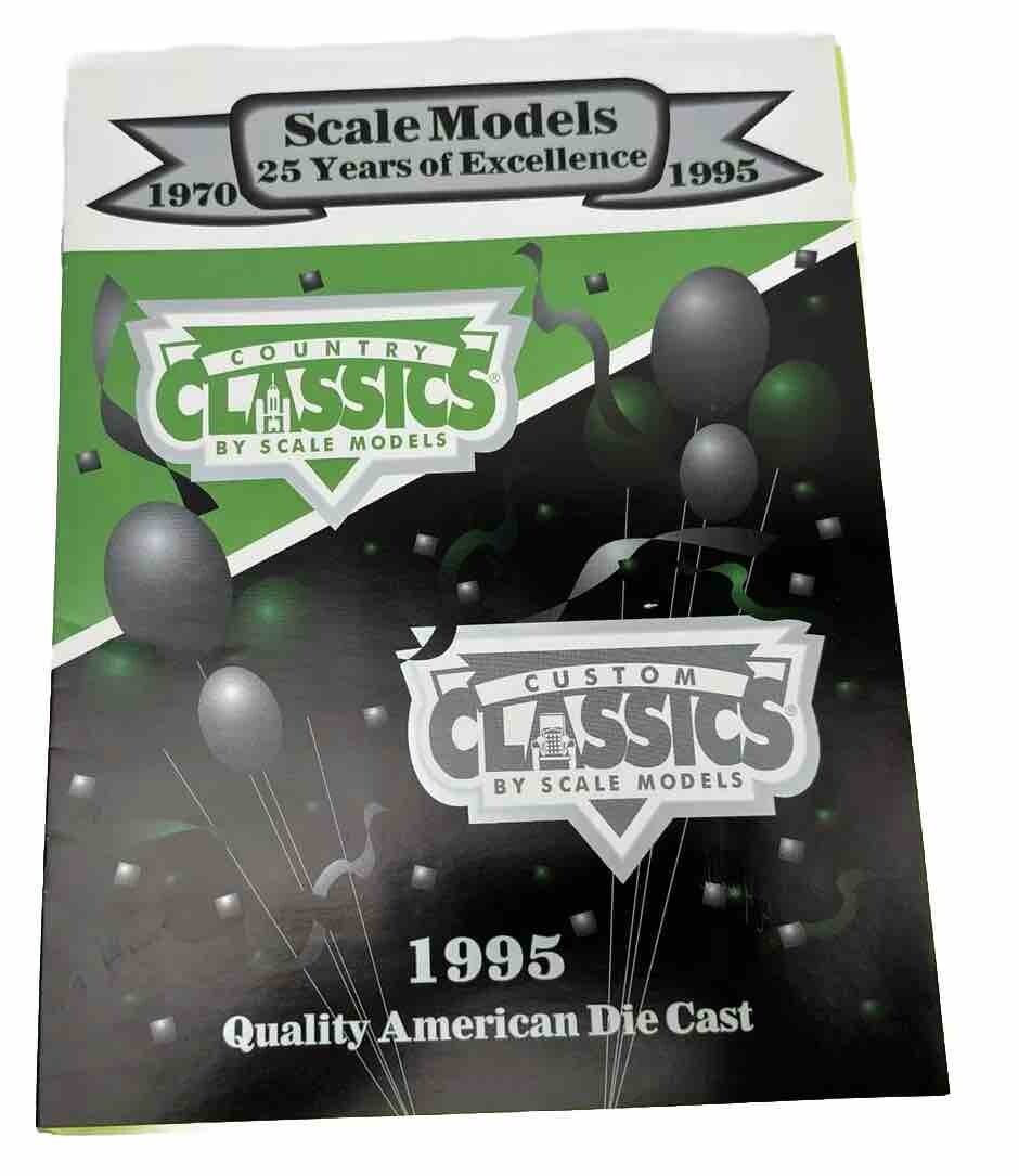 Vtg Ertl Country Custom Classics Die Cast Scale Models Toy Catalog Brochure 1995