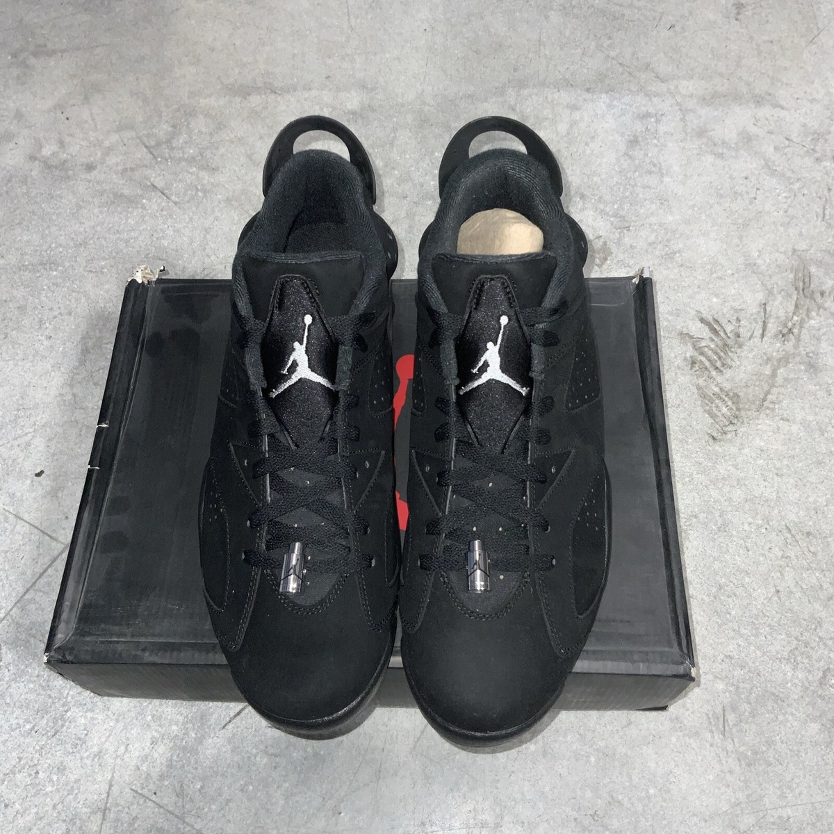 靴 AIR JORDAN 6 Retro BLACK/SILVER/27cm Size 12 - Jordan 6 Retro Mid Chrome for sale online | eBay