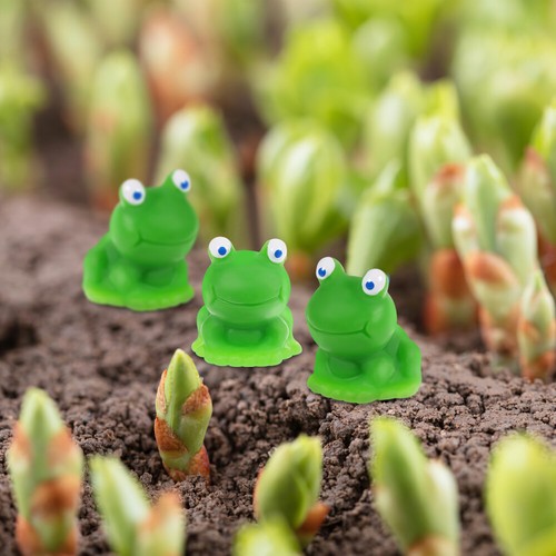 20 Pcs Small Interesting Realistic Funny Lifelike Frog Props Frog Figurines - Afbeelding 10 van 11