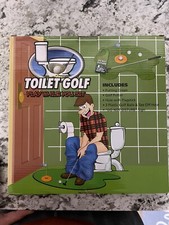 New Toilet Golf Game Play While You Sit Prank Funny Gag Gift Hilarious