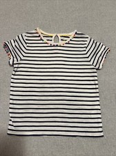 EUC Mini Boden Pom Pom Striped T-shirt, 5-6Y, Princess Charlotte Style