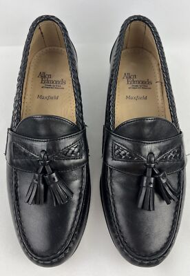 Allen Edmonds Maxfield Tassel Loafers Leather‎ Dress Shoes Black Allen Edmonds Maxfield Men main image 3