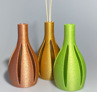 Vase Duftdiffusor Rattanstäbche Duftstäbchen Dekovase Tischvase 3D Druck