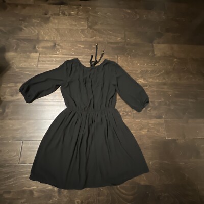 black dress pants flare Celia Dress main image 1