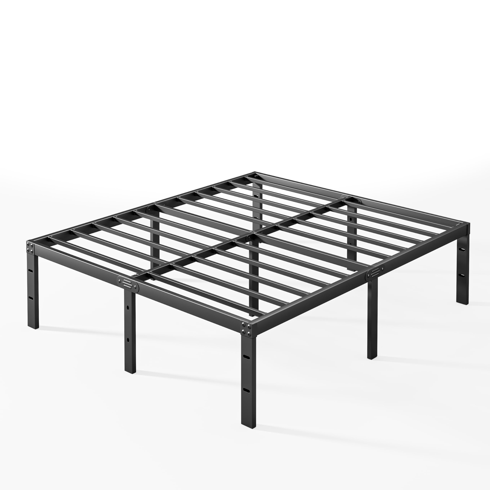 King Size Bed Frame with Sturdy Metal Support and Underbed Storage-image