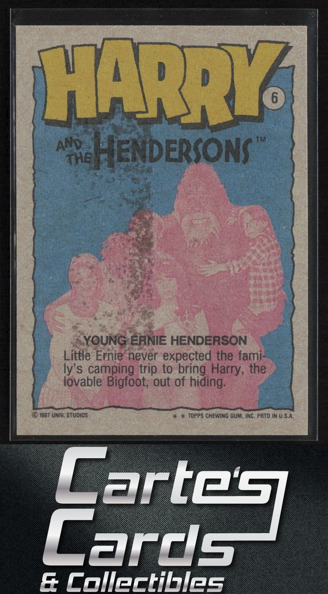 超レア！　1987 TOPPS ハリーとヘンダーソン一家　トレーディングカード Harry and the Hendersons 1987 TV Show Topps Card #11 | eBay