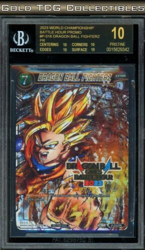 BGS 10 Black Label ⭐️ Dragon Ball Fighterz Battle Hour 2023 Goku DBS Promo Card - Picture 1 of 1
