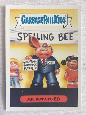 Garbage Pail Kids 2019 Topps Sticker We Hate The 90s Politics Mr Potato Ed 2b